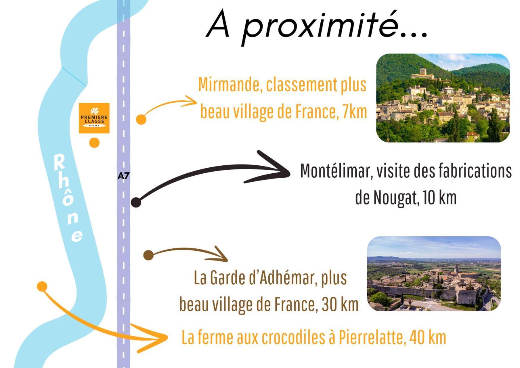 Premiere Classe Montelimar Nord - A7 Sortie 17 Les Tourrettes Bagian luar foto